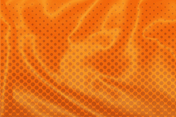 Orange halftone pattern textile 