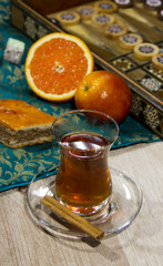 Still life in Oriental style.