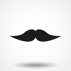 mustache icon template eps vector sign.