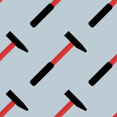 Hammer seamless pattern