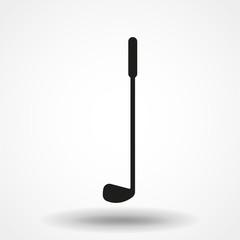 The golf icon. Game symbol. Flat Vector illustration