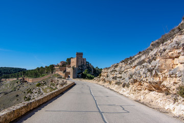 Fototapeta premium Castle of Alarcon in Cuenca, Spain