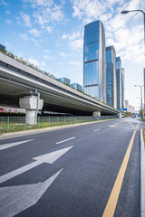 Fototapeta na wymiar Shenzhen urban architecture and urban traffic roads