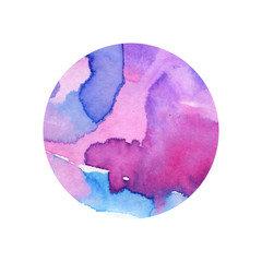 Watercolor painting. Hand painted abstract watercolor background