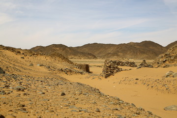   fort murrat ruins in the antique city