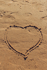 Love at Carcavelos beach, Carcavelos, Cascais, Lisbon, Portugal