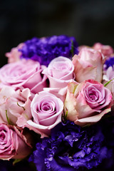 bouquet of pink roses