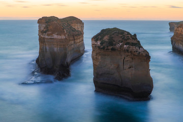 Fototapeta premium Close-up view of Island Arch at Great Ocean Road, VIC, Australia.