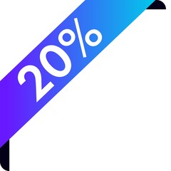 Corner Ribbon Banner Vector, Illustration