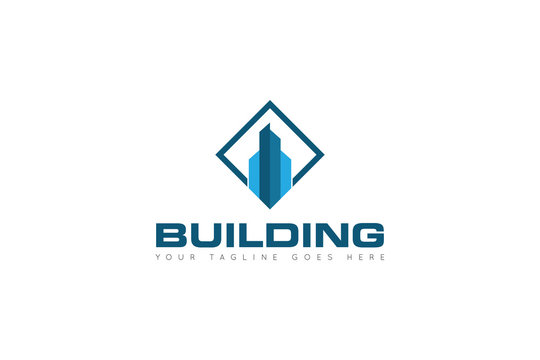 building logo and building icon Vector illustration design Template