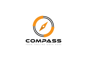 compass logo and icon vector illustration design template