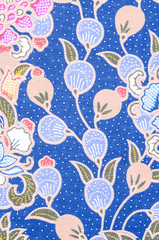 Beautiful of art Thai Batik Pattern.
