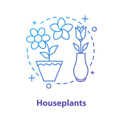 Houseplants concept icon