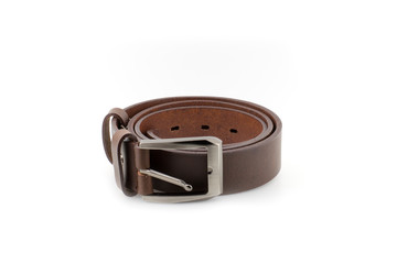 Man's leather belt.