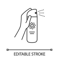 Air freshener linear icon