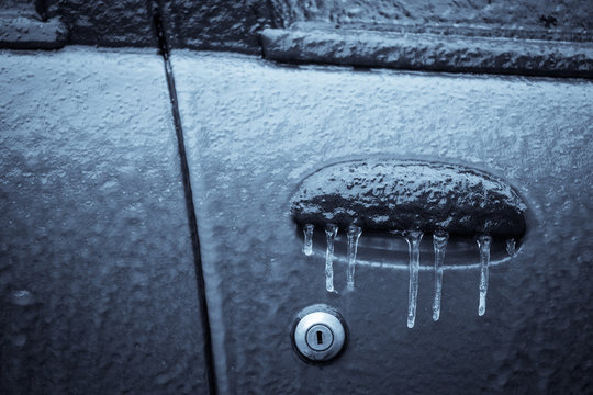 Car frozen door lock