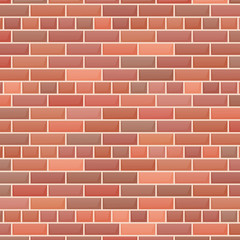 Red brick wall background