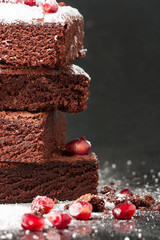 cake with chocolate