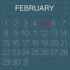 Calender Page February 5