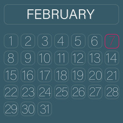 Calender Page February 7