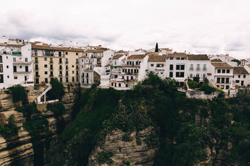 RONDA, SPAIN - MAY, 2018: Tajo de Ronda in Malaga, Spain