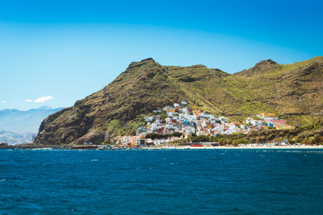 Fototapeta na wymiar Beautiful view on San Andres near Santa Cruz de Tenerife in the north of Tenerife, Canary Islands, Spain