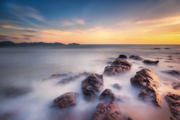 Twilight timber beach Northern Light Twilight