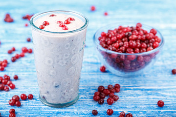 yogurt cocktail with berries