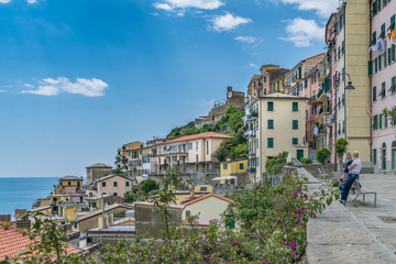 Beautiful scenes at cinque terre