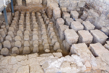 Roman bath house in the ancient city of Bet Shean