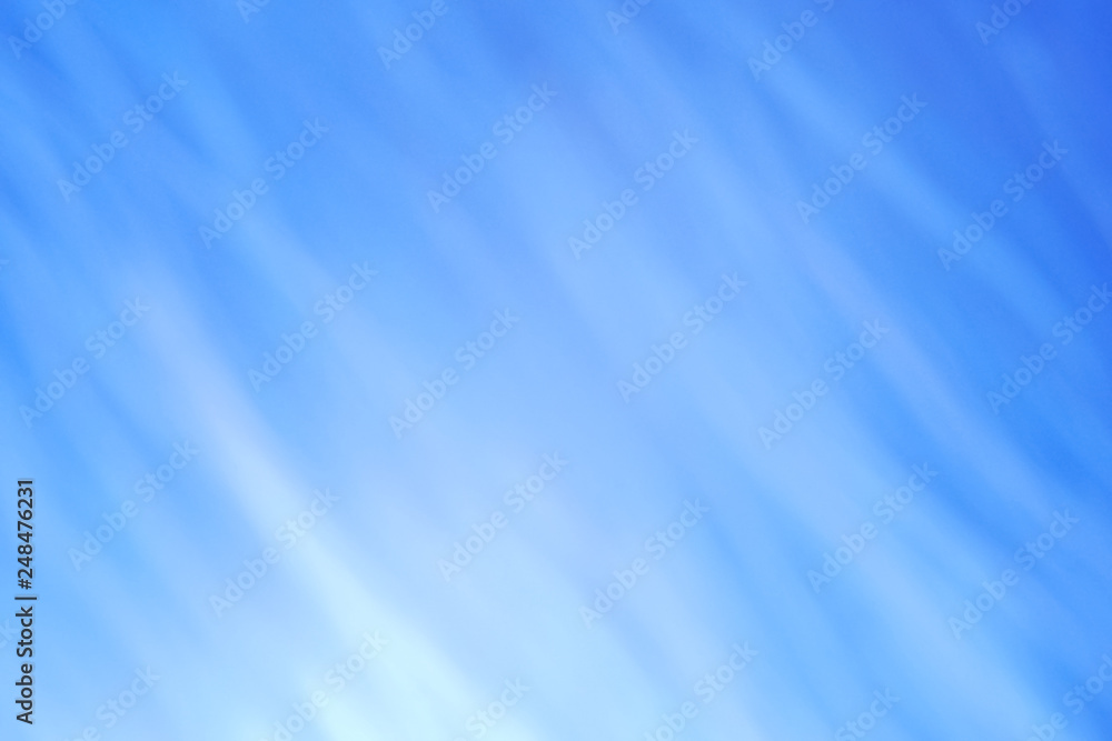 Wall mural blue sky with motion clouds background white fluffy cloudscape simple nature background