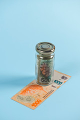 American dollar bill, saving concept