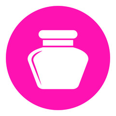 Vintage cosmetics bottle icon