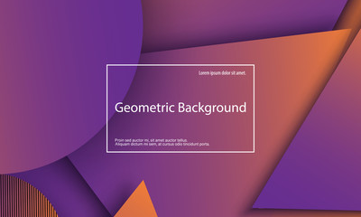 Geometric background Minimal abstract cover design