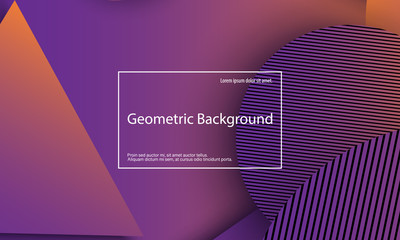 Geometric background Minimal abstract cover design