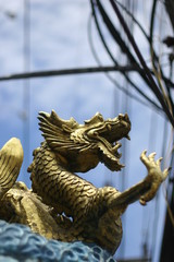 Fototapeta na wymiar Golden Dragon, Thailand