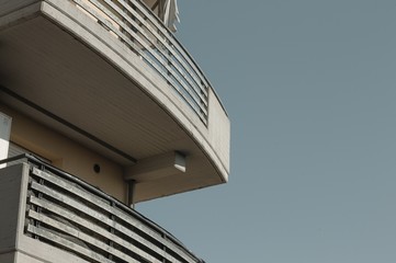 Balcony of a building (Pesaro, Italy)