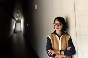 Fototapeta premium portrait of Asian mature beauty
