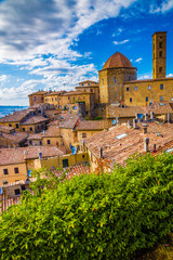 Cityscape Of Volterra - Tuscany, Italy - obrazy, fototapety, plakaty