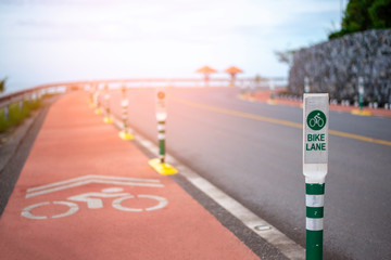 Thailand. Bike lanes or cycle lanes are types of bikeways (cycleways) with lanes on the roadway for cyclists only.