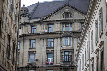 old and modern town Lviv 