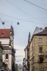 Fototapeta na wymiar old town in Lviv