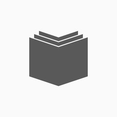 book icon, read vector