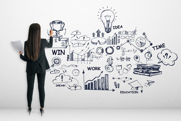 Idea and finance concept