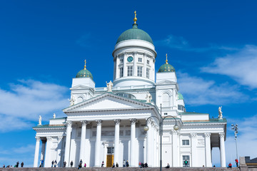 View of the Cathedral in Helsinki