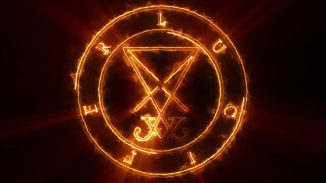 Lucifer Devil Symbol is a cool scary animation of energy flow and shines, which outline the satan&rsquo;s symbol. It perfect to use on VJ thematic sets, metal and gothic festivals, halloween parties or your