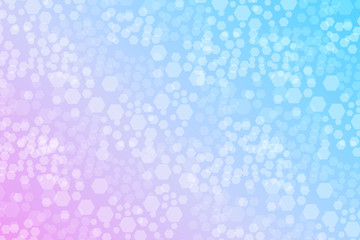Hexagon Bokeh lights gradient background template