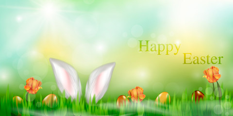Vector background for Easter.
