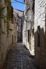 Obraz premium Old street in Trogir