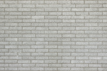 Beige wall made of natural modern bricks, White brick wall with cement mortar symbol
